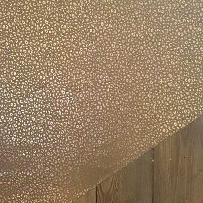 پارچه بارانی طرح پلنگی رنگ طلایی کد 1404