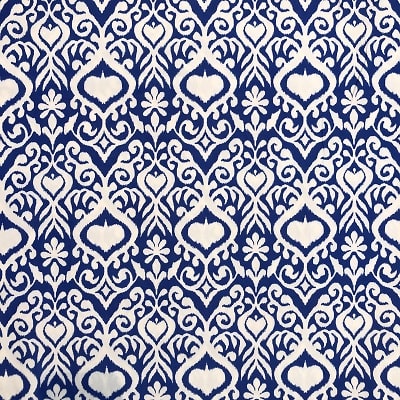 پارچه کرپ بوگاتی ژورنالی رنگ آبی